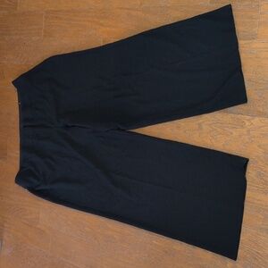 Lane Bryant Allie Wide Leg Black Business Casual Office Pants Flowy Relaxed 22L